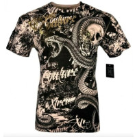 Футболка Xtreme Couture by Affliction Men T-shirt Blacktooth Skull Tattoo Biker, 3XL