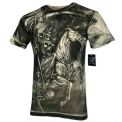 Футболка Xtreme Couture by Affliction Men T-shirt Dark Horse Skulls Tattoo Biker, 3XL