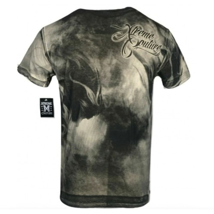 Футболка Xtreme Couture by Affliction Men T-shirt Dark Horse Skulls Tattoo Biker, 3XL