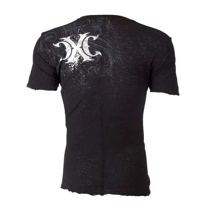 Футболка Xtreme Couture by Affliction Men T-shirt Outlaw Skulls Tattoo Biker, 3XL
