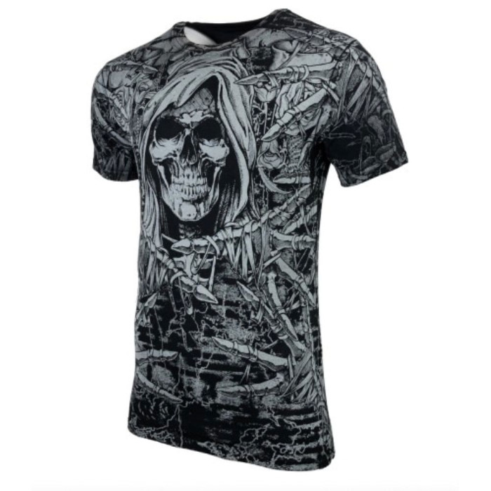 Футболка Xtreme Couture by Affliction T-shirt Soul Taker Black Biker, 4XL