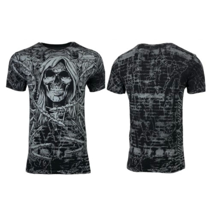 Футболка Xtreme Couture by Affliction T-shirt Soul Taker Black Biker, 4XL