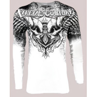 Футболка з довгим рукавом Xtreme Couture від Affliction Men Long Sleeve Thermal Shirt Legendary Biker White, 3XL