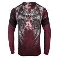 Футболка с длинным рукавом Xtreme Couture от Affliction Men Long Sleeve Thermal Shirt Relinquish Skull Wings, 3XL
