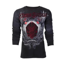 Футболка з довгим рукавом Xtreme Couture від Affliction Men Long Sleeve Thermal Shirt Royal Family Biker, 3XL