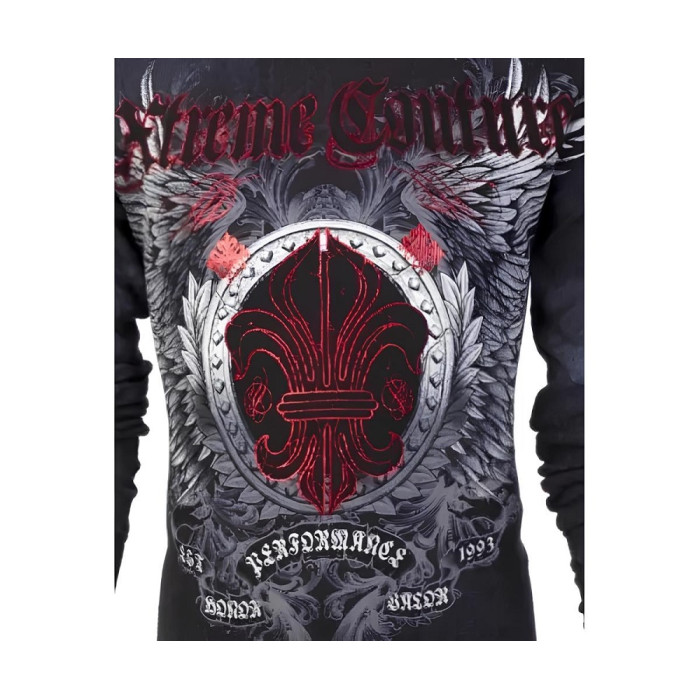Футболка з довгим рукавом Xtreme Couture від Affliction Men Long Sleeve Thermal Shirt Royal Family Biker, 3XL