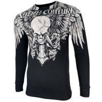 Футболка с длинным рукавом Xtreme Couture от Affliction Men Long Sleeve Thermal Shirt Dagger Skull Biker, 3XL
