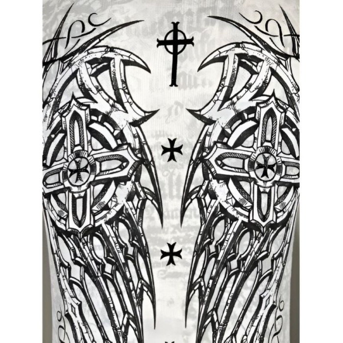 Футболка з довгим рукавом Xtreme Couture від Affliction Men Long Sleeve Thermal Shirt Darker Side Biker, 3XL