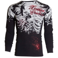 Футболка з довгим рукавом Xtreme Couture від Affliction Men Long Sleeve Thermal Shirt Persimmon Biker, 2XL