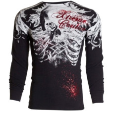 Футболка з довгим рукавом Xtreme Couture від Affliction Men Long Sleeve Thermal Shirt Persimmon Biker, 2XL
