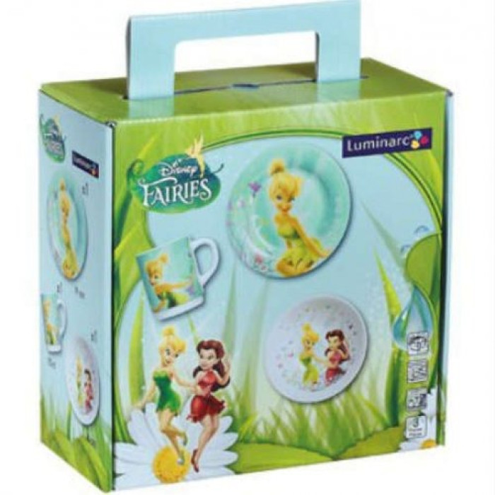 Набір посуду Luminarc Disney Fairies Butterfly H5839 (3 предмети)