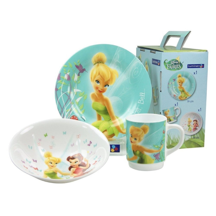 Набір посуду Luminarc Disney Fairies Butterfly H5839 (3 предмети)