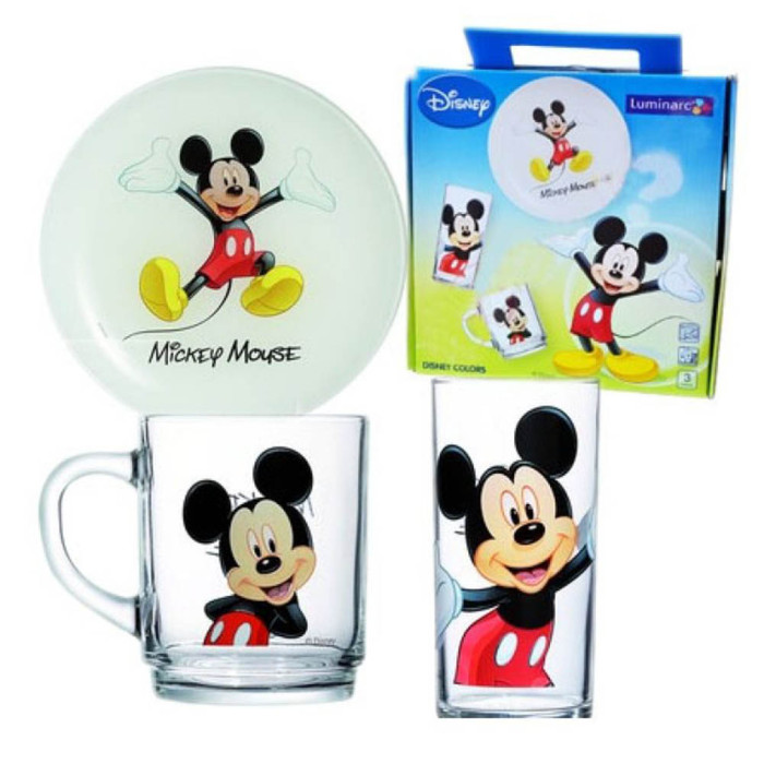 Набір посуду Luminarc Disney Mickey Colors H5320 (3 предмети)
