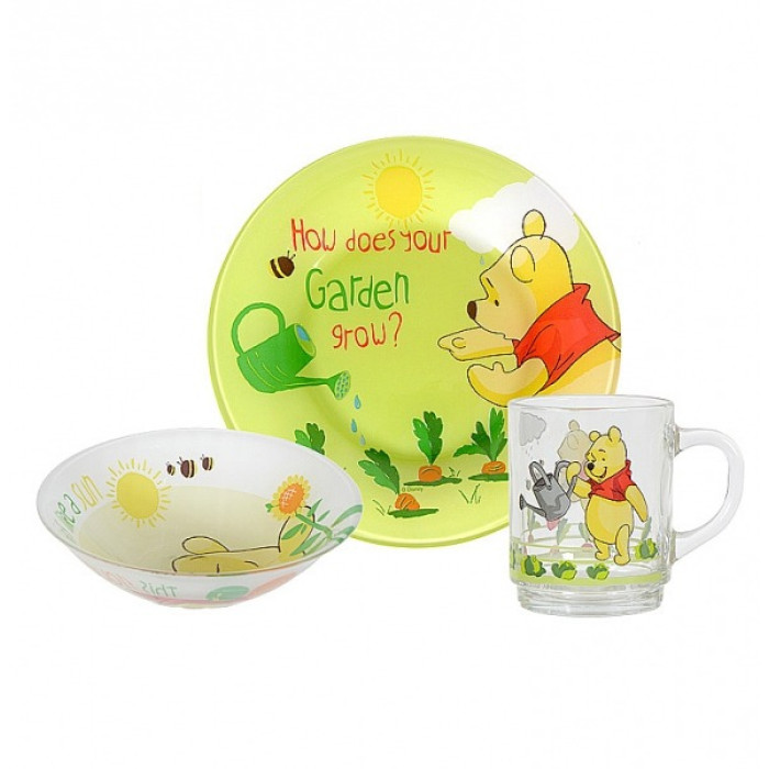 Тарілка десертна Luminarc Disney Winnie Garden H6427, 19,5 см