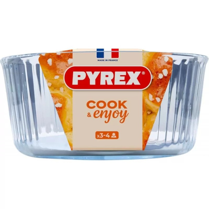 Форма для суфле Pyrex Classic Glass 833B000, 21 см