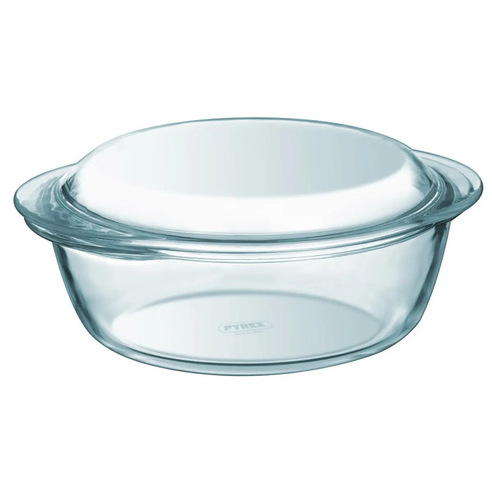 Каструля Pyrex Classic Glass з кришкою 208A000, 2300 мл