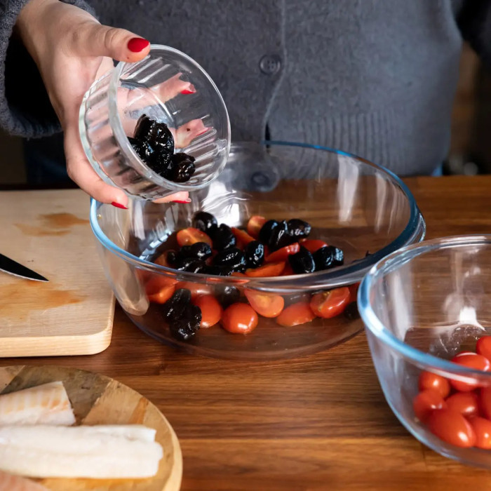 Каструля Pyrex Classic Glass з кришкою 208A000, 2300 мл