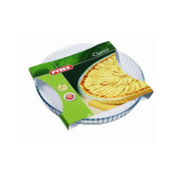 Кругла хвиляста форма для запікання Pyrex Classic Glass з низьким бортиком 813B000 , 27 см
