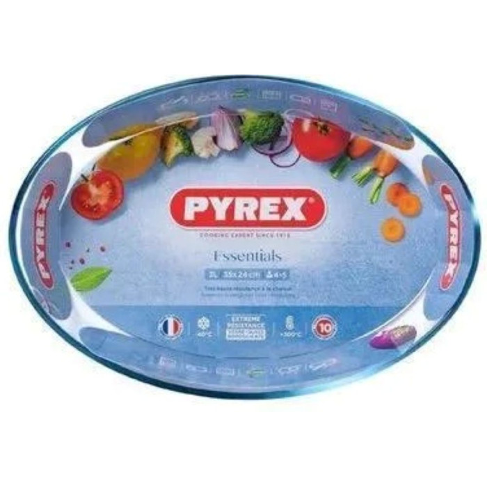 Овальна форма для запікання Pyrex Classic Glass 346B000, 35х24 см