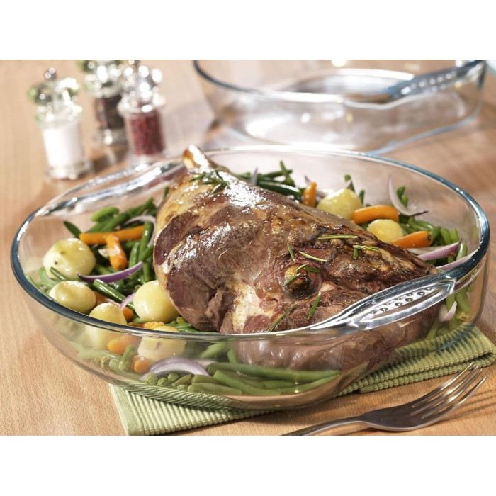 Овальна форма для запікання Pyrex Classic Glass 445B000, 30х21 см