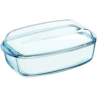 Прямоугольная форма для запекания Pyrex Essentials с крышкой 466A000, 7000 мл