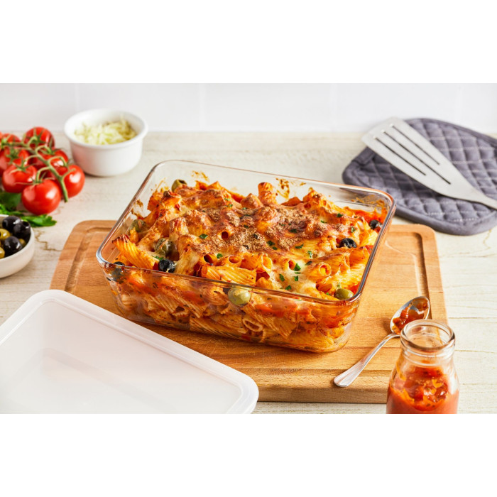 Жаростійка форма Pyrex Cook&Freez з кришкою 241P000, 800 мл