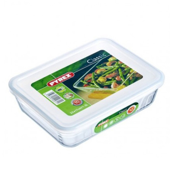 Жаростійка форма Pyrex Cook&Freez з кришкою 241P000, 800 мл