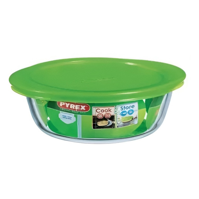 Набір круглих контейнерів Pyrex Cook & Store з кришкою MWY2573/2, 2 шт