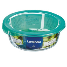 Круглий скляний контейнер Luminarc Keep'n Box із кришкою G8410 (G4266), 880 мл