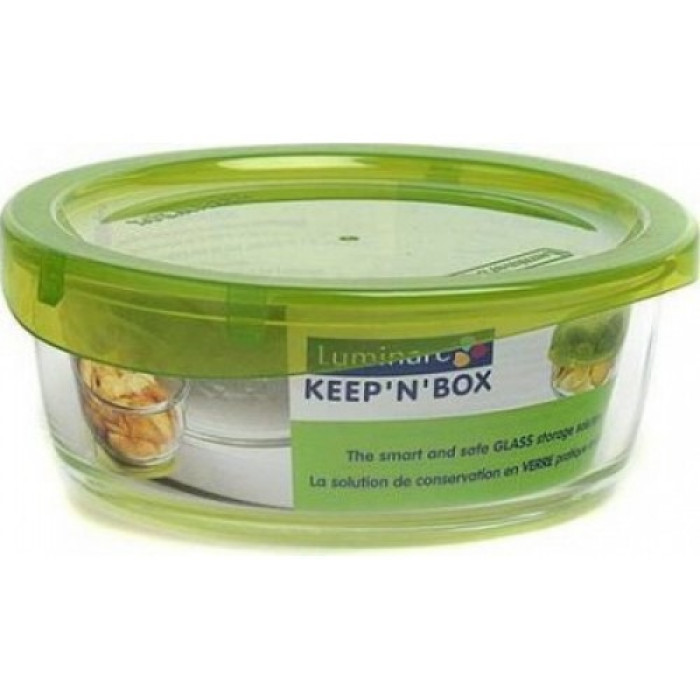 Набір круглих контейнерів Luminarc Keep'n Box з кришкою G8640 (G4267), 390 мл, 630 мл, 880 мл