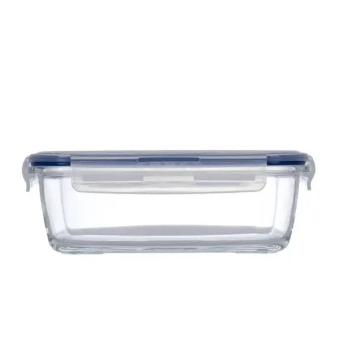 Набір прямокутних контейнерів Luminarc Pure Box Active з кришкою H7686 (G1602, G8596), 380 мл, 820 мл, 1220 мл