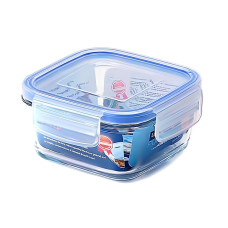 Круглий скляний контейнер Luminarc Pure Box Active із кришкою G8414 (G1557), 380 мл