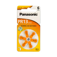 Батарейка Panasonic PR-13/6LB повітряно-цинкова PR13(PR48, AC13, DA13, AG5, ZA13) блістер, 6 шт.