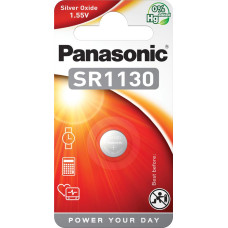 Батарейка Panasonic SR-1130EL/1B срібло-цинкова SR1130(390, V390, D390, SB-AU, SR54) блістер, 1 шт.