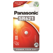 Батарейка Panasonic SR-621EL/1B срібло-цинкова SR621(364, V364, D364) блістер, 1 шт.