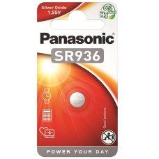 Батарейка Panasonic SR-936EL/1B срібло-цинкова SR936(394, V394, D394) блістер, 1 шт.