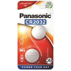 Батарейка Panasonic CR-2032EL/2B літієва CR2032 блістер, 2 шт.