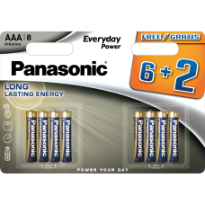 Батарейка Panasonic LR03REE/8B2F Everyday Power лужна AAA блістер, 8 шт.