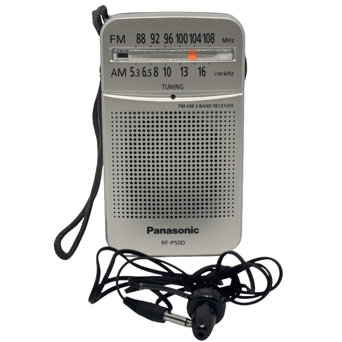 Радіоприймач Panasonic RF-P50DGC-S з навушником у комлекті