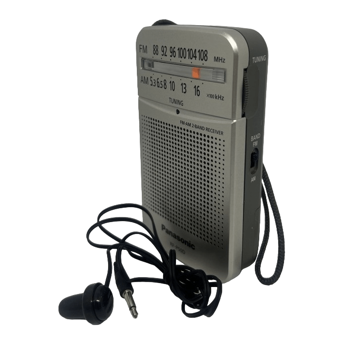 Радіоприймач Panasonic RF-P50DGC-S з навушником у комлекті