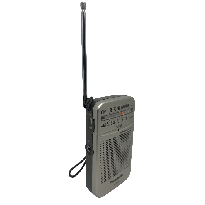 Радіоприймач Panasonic RF-P50DGC-S з навушником у комлекті
