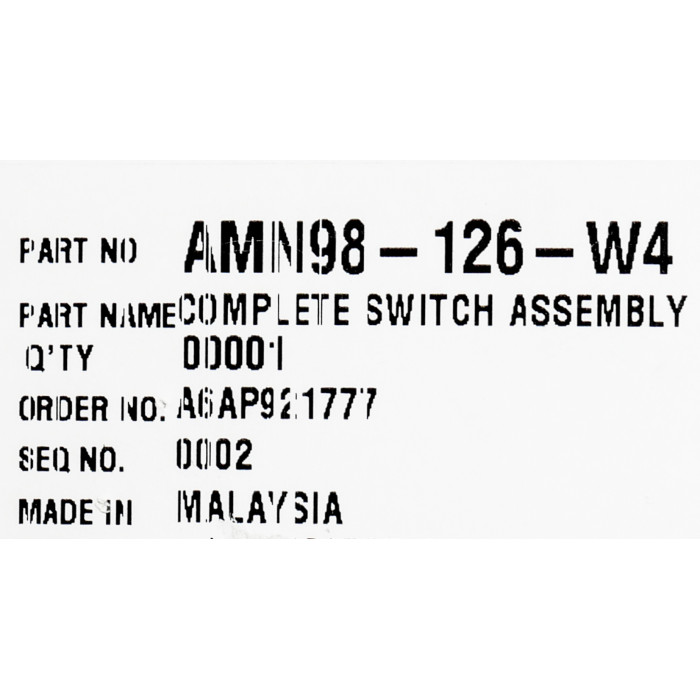 Перемикач електричний на 220В поворотний до м'ясорубки Panasonic AMN98-126-W4