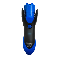 Частина корпусу А для тримера Panasonic блакитного кольору WERGB40A3058