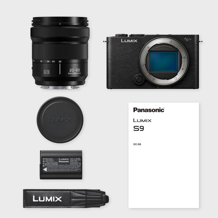 Цифрова фотокамера Panasonic Lumix S DC-S9KE-K Kit S-R2060E f/3.5-5.6 Jet Black