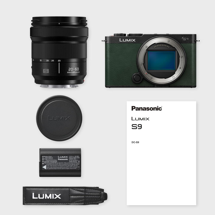 Цифрова фотокамера Panasonic Lumix S DC-S9KE-G Kit S-R2060E f/3.5-5.6 Dark Olive