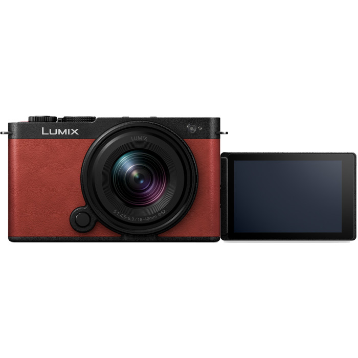 Цифрова фотокамера Panasonic Lumix S DC-S9NE-R Kit S-R1840E f/4.5-6.3 Crimson Red