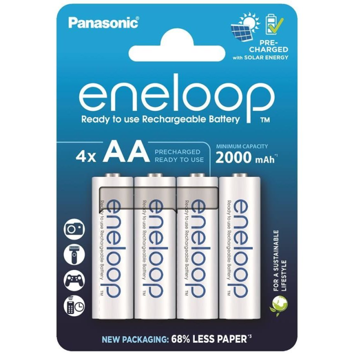 Акумулятор Panasonic BK-3MCDE/4CP Eneloop NI-MH AA 2000 мАг, 4 шт.