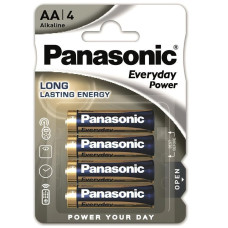 Батарейка Panasonic LR6REE/4BP EVERYDAY POWER лужна AA блістер, 4 шт.