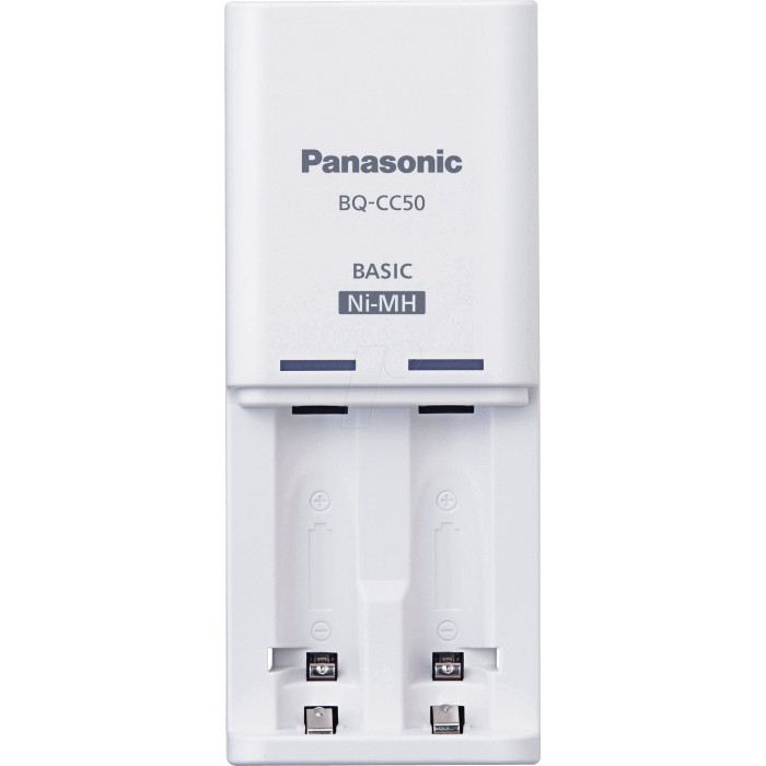 Зарядний пристрій Panasonic K-KJ50MCD20E Compact Charger+ Акумулятор Eneloop NI-MH AA 2000 мАг, 2 шт.