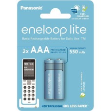 Акумулятор Panasonic Eneloop BK-4LCCE/2DCP NI-MH Lite AAA 550 мАг, 2 шт.
